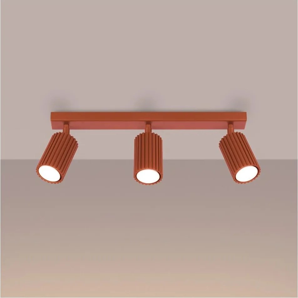 Brilagi - Oprawa punktowa LED CRESTO 3xGU10/10W/230V czerwona