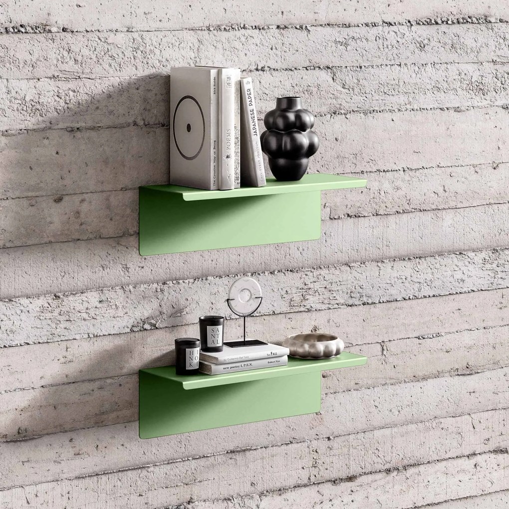 Półka wisząca JOANNE 400 mm, Fresh Style: pastelowy zielony