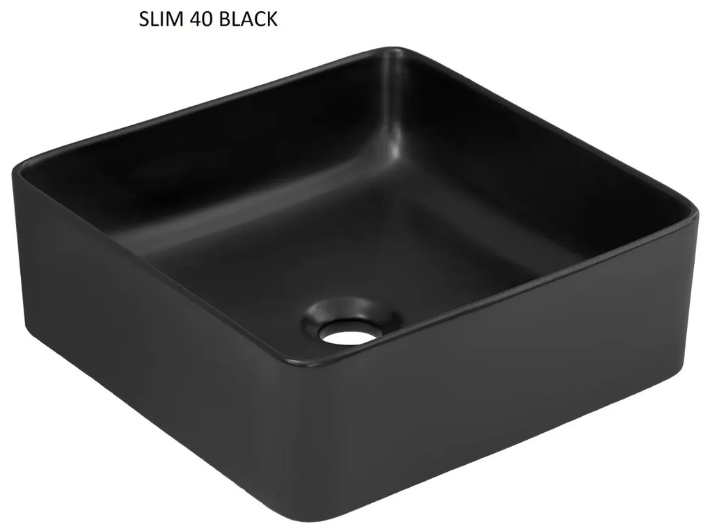 Szafka pod umywalkę nablatową TALIA CASELLA 2S 60cm dąb casella/czarny mat z blatem COMAD