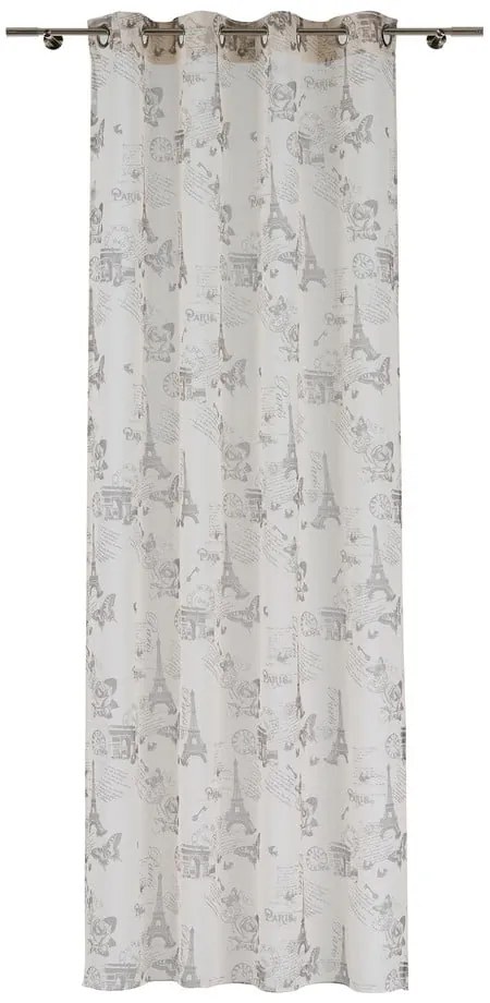 Beżowa firanka 140x245 cm Defence – Mendola Fabrics