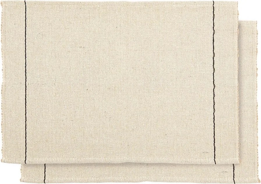 Maty stołowe z mieszanki bawełny zestaw 2 szt. 35x50 cm Lunel – Kave Home