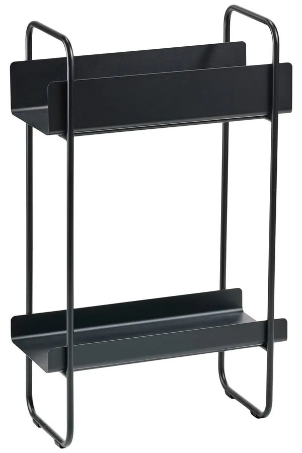 Czarna metalowa konsola 24x48 cm A-Console – Zone