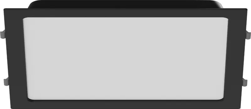 Mexen LDRR panel sufitowy downlight LED wpuszczany 30 x 30 cm, 24W, Zimna - 6500K, 1920 lm, czarny - L211-030-2465-70