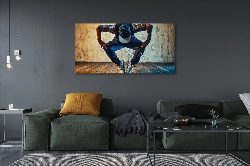 Duży obraz na płótnie Tancerz Hip-Hop