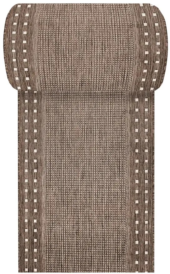 Dwustronny brązowy chodnik na metry 30x12x4 W6-S63