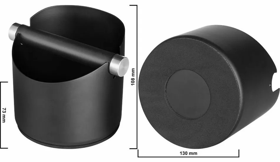 ECG Odbijak do fusów po kawie Knockbox Nero