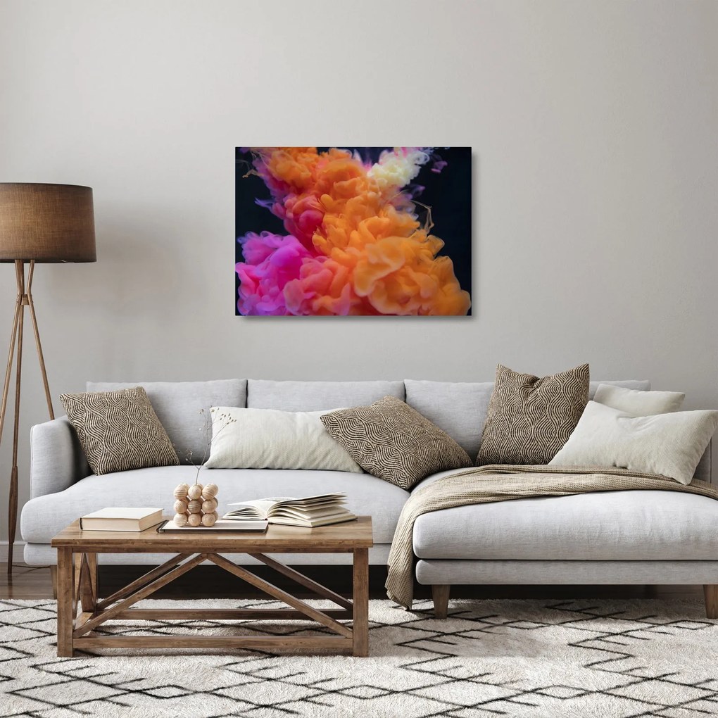 Obraz na szkle - abstrakcja (70x50 cm)