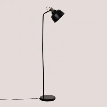 Lampa Podłogowa Louise Czarna - Sklum
