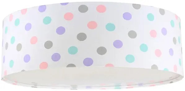 Dziecięca lampa sufitowa plafon w kropki - A357-Wucu