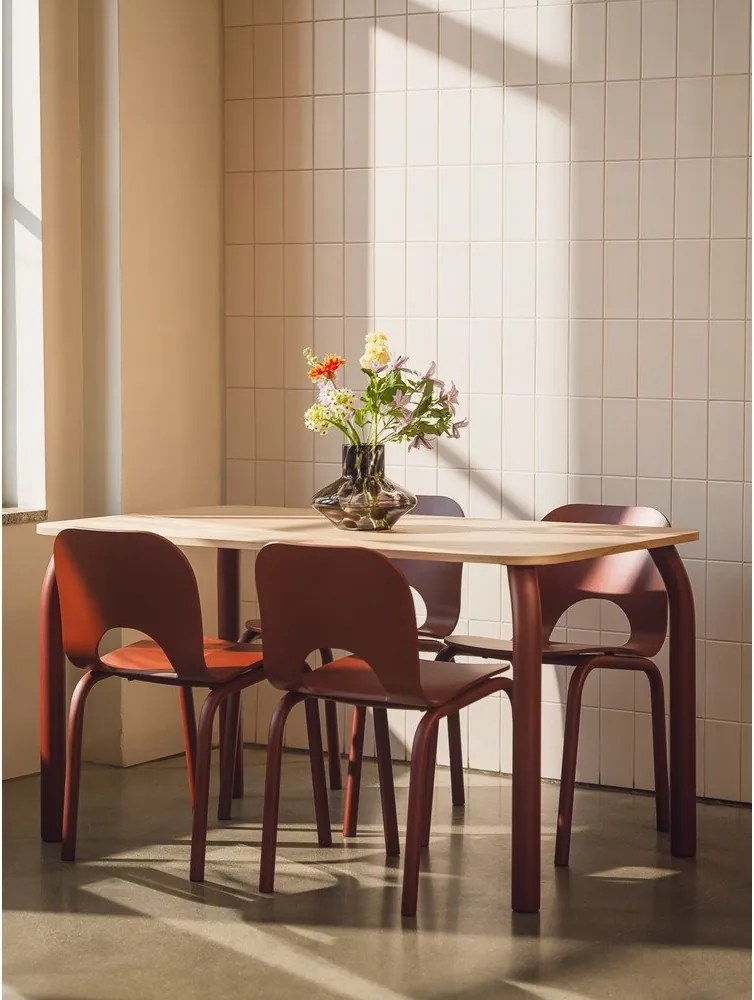 Stół z blatem w dekorze dębu 80x140 cm Meko – noo.ma