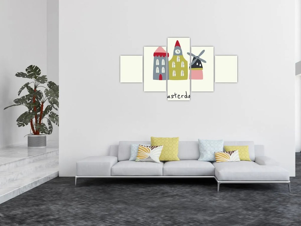 Obraz - Miasta Europy N⁰4 (125x70 cm)
