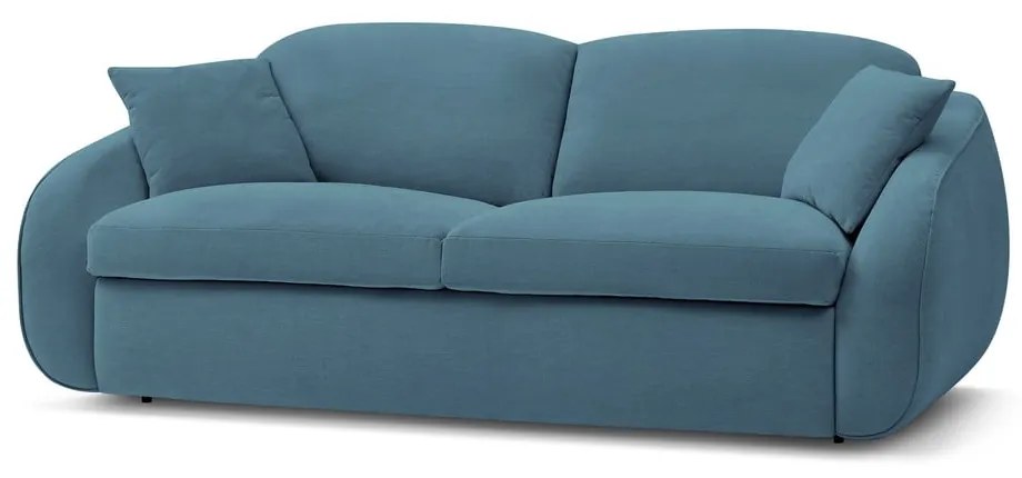 Niebieska rozkładana sofa 235 cm Cezanne – Bobochic Paris