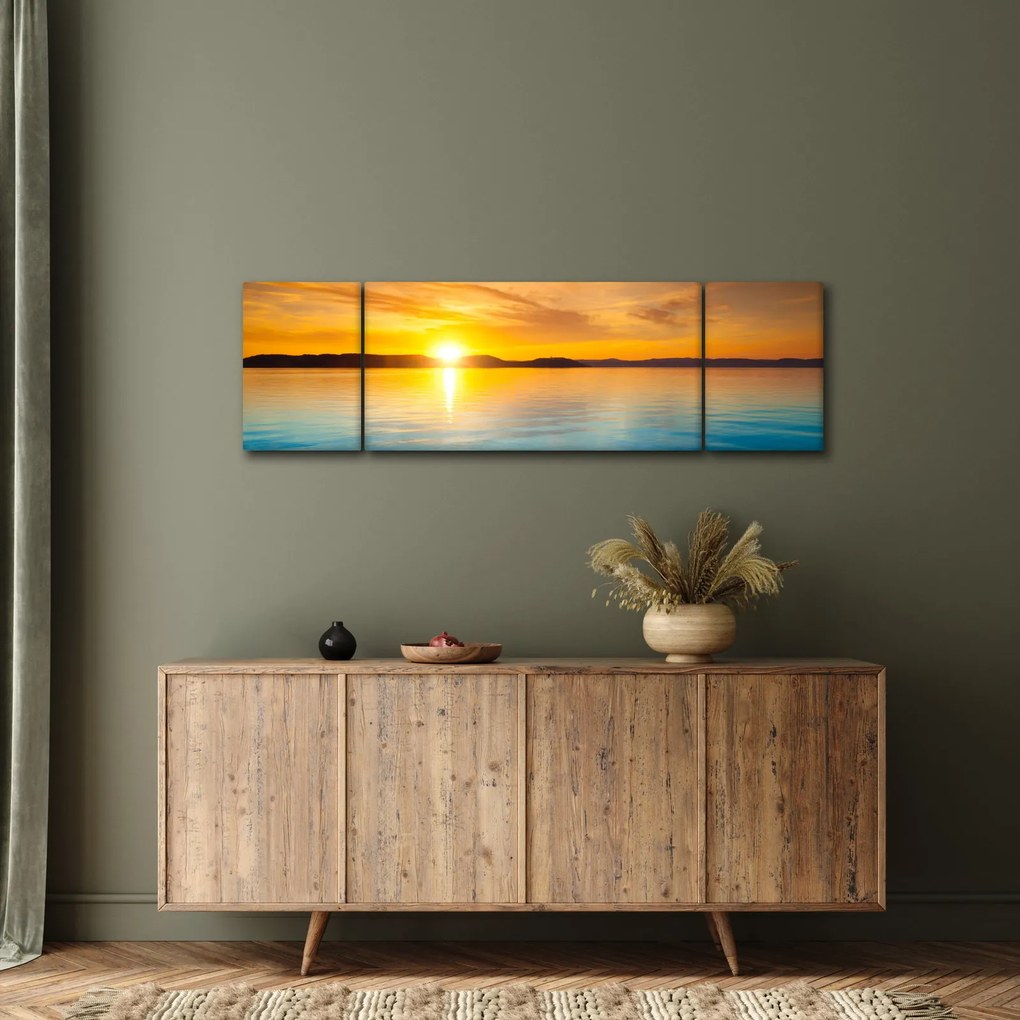 Obraz wschodu słońca (170x50 cm)
