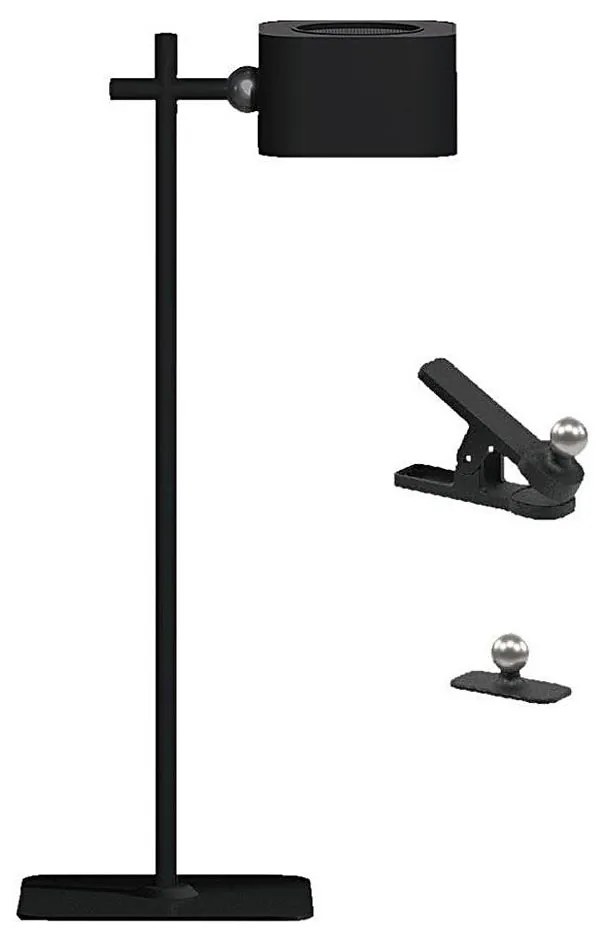 LED 4w1 lampa biurkowa 3W/5V 3000-6000K 1800 mAh czarna, ściemnialna magnetyczna