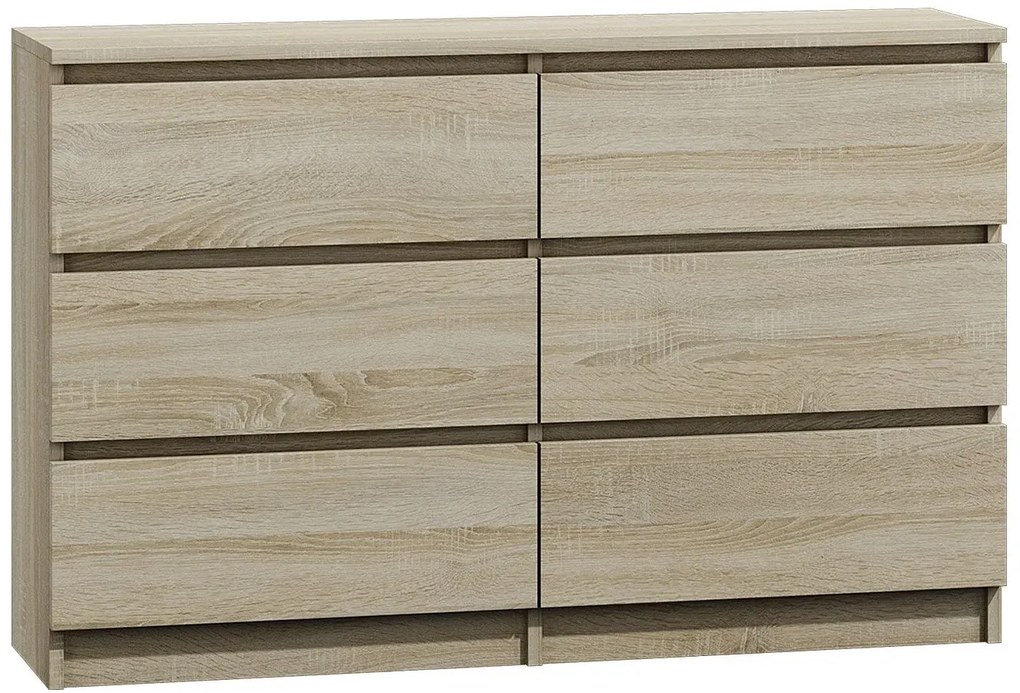 Komoda dąb sonoma 120 cm - Berta