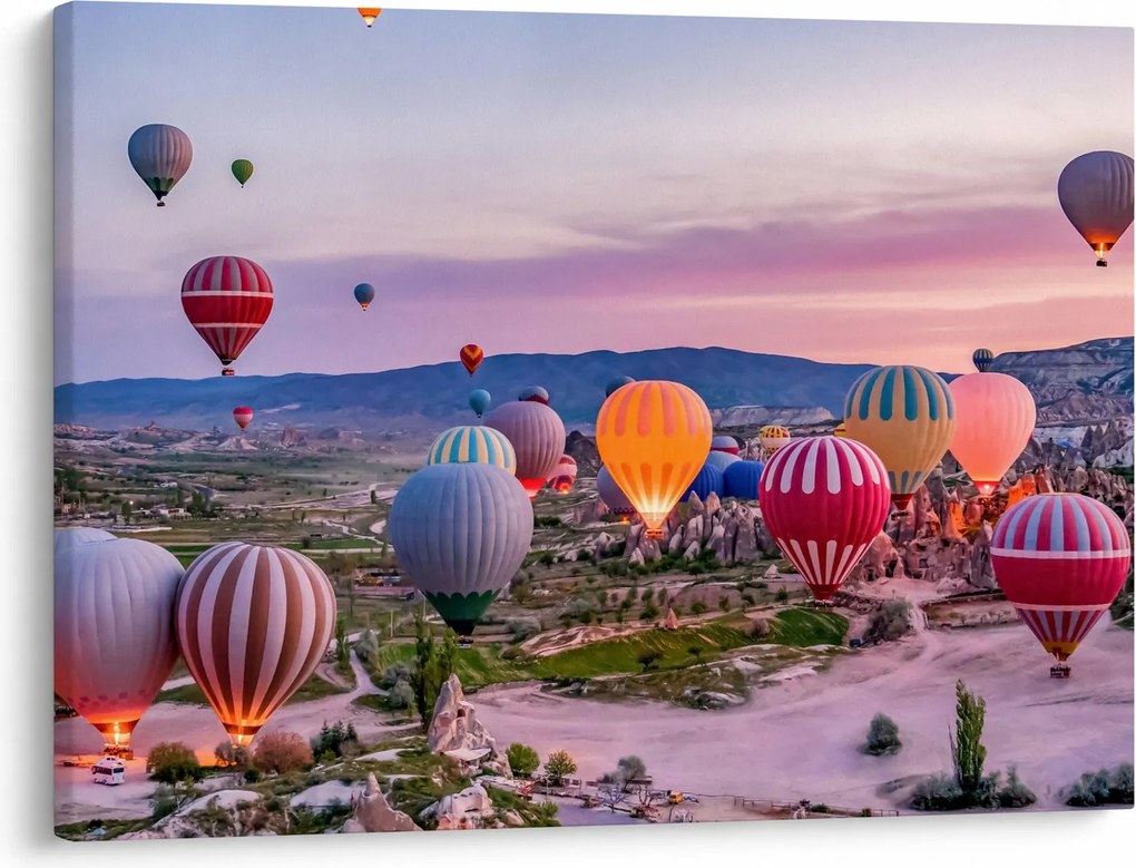 Obraz - Balony na ogrzane powietrze (70x50 cm)