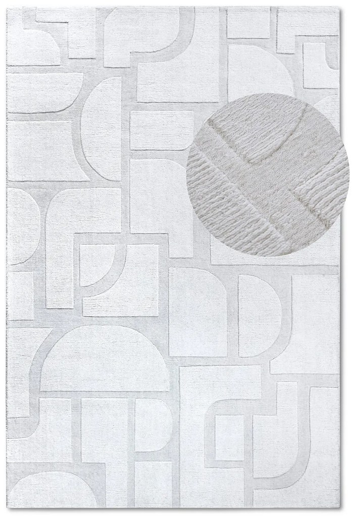 Dywan wełniany Villeroy & Boch Alexis kremowy 80 cm x 150 cm