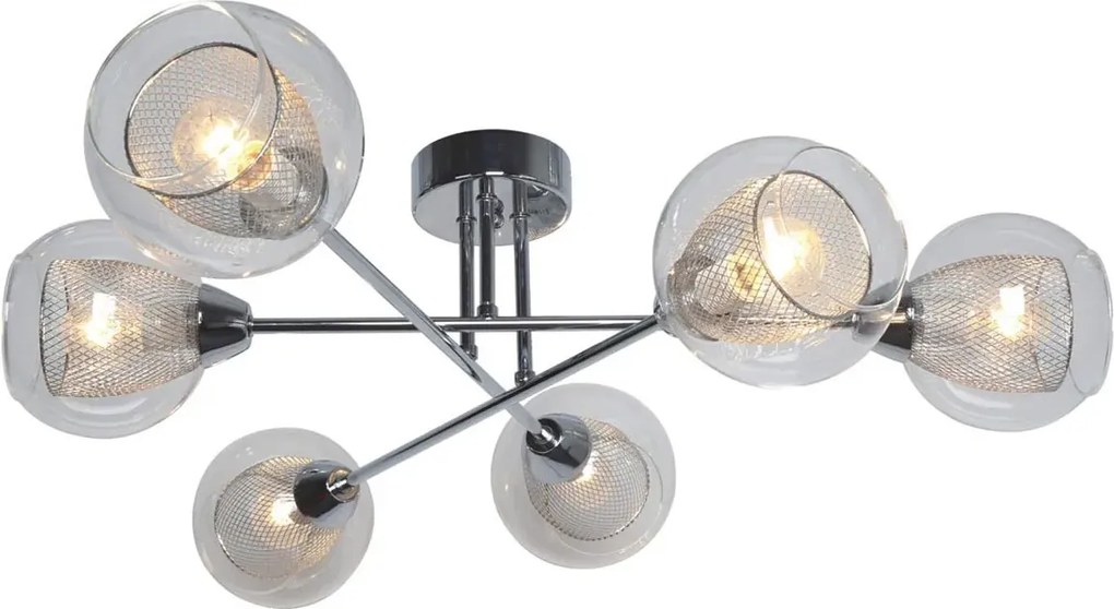 Nowoczesny żyrandol w stylu loft - 4X S111 G2-H79