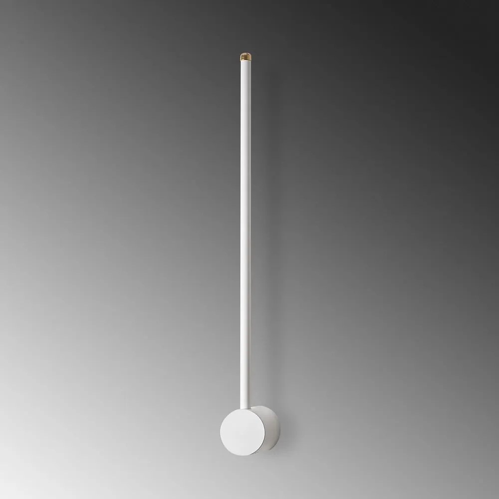 Biały kinkiet LED ø 7 cm Sword – Opviq lights