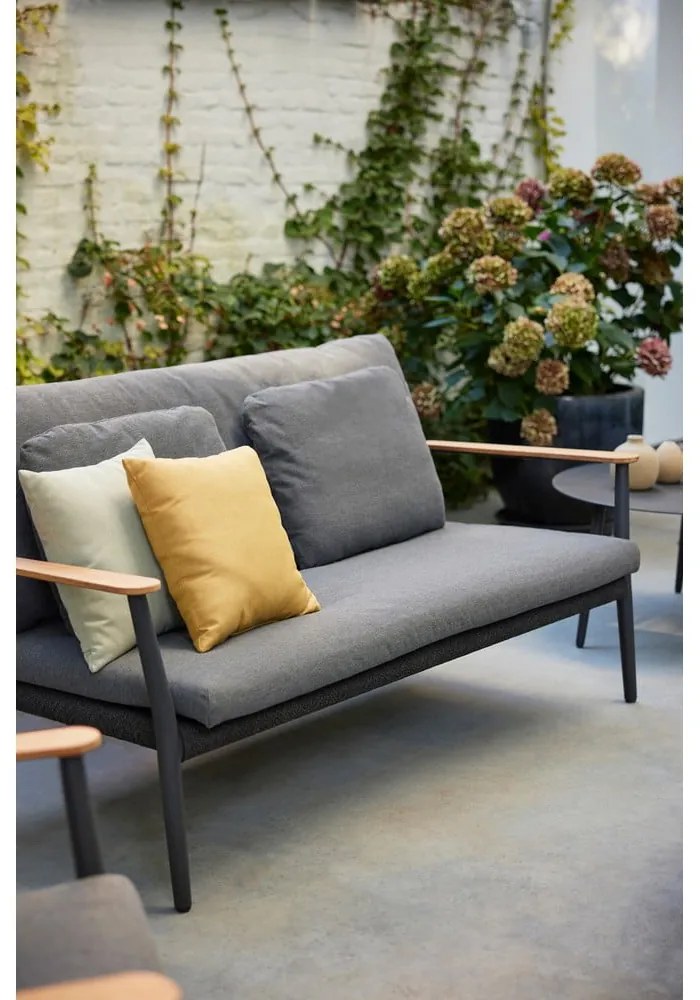 Ciemnoszara sofa ogrodowa Ray – Diphano