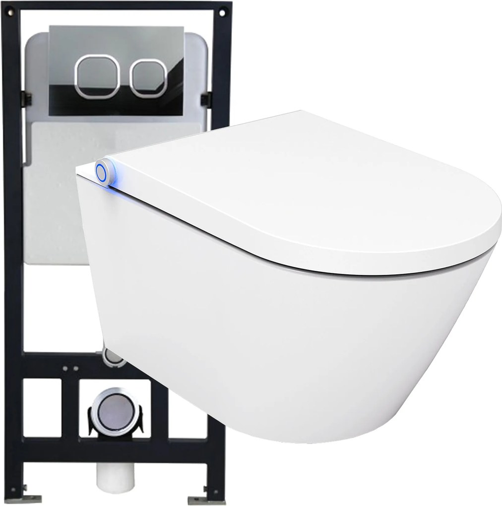 Kompletny zestaw WC 17: Toaleta myjąca Basic 1102