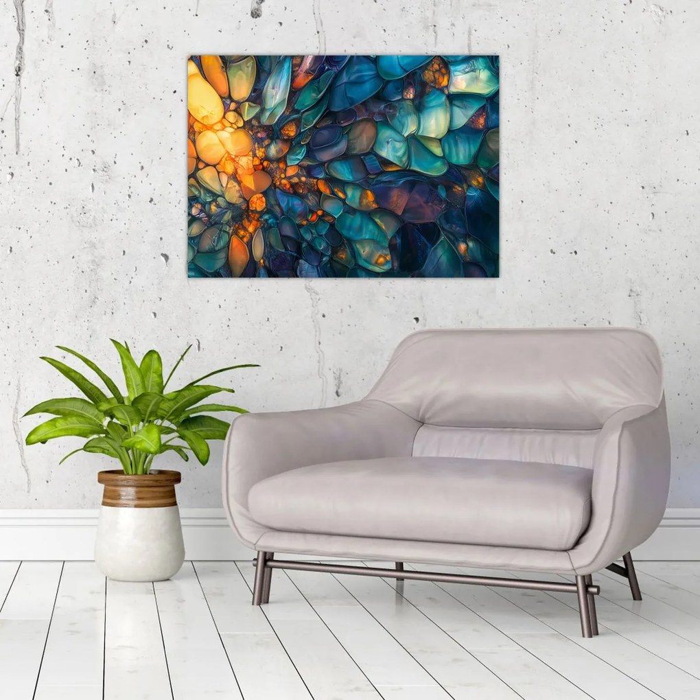 Obraz na szkle - Szklana mozaika (70x50 cm)