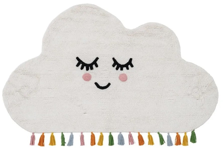 Biały bawełniany dywan dziecięcy 90x150 cm Cloud – Ixia
