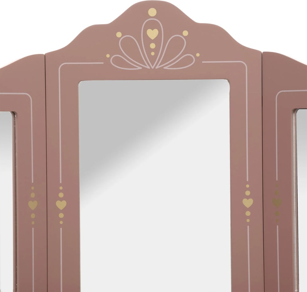 Toaletka z lustrem SISSI dla dziewczynki