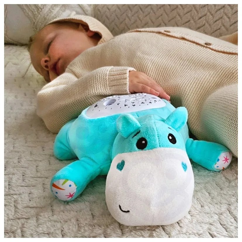 Woopie baby przytulanka projektor 2w1 usypiacz hipopotam