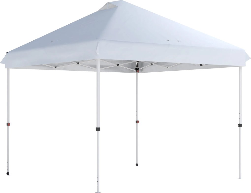 Outsunny Pawilon 3 x 3 m Wodoodporny Stabilny Zimoodporny Składany Pawilon Pop-Up, UV 50+ z Torbą i Workami z Piaskiem | Aosom PL