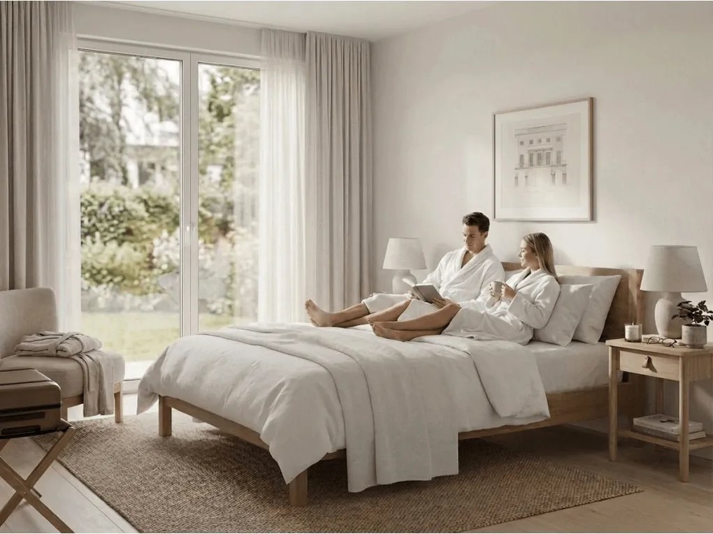 Poszewka na poduszkę satynowy adamaszek 40x50 cm biała