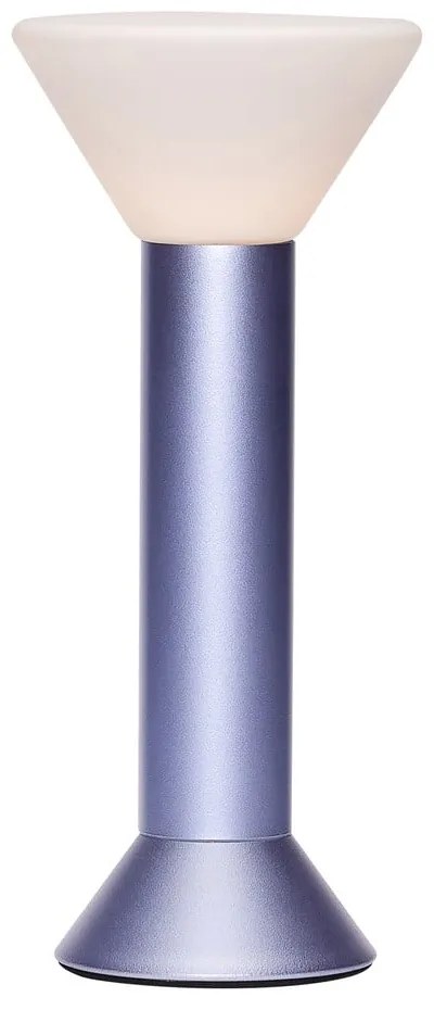 Fioletowa lampa stołowa ze ściemniaczem (wysokość 30 cm) Flash – Hübsch