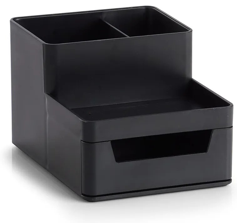 Organizer na biurko z plastiku, 11,2 x 15,5 x 9,5 cm