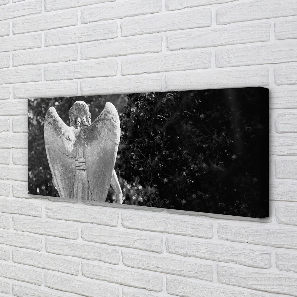 Fotoobraz na płótnie Anioł ze Skrzydłami w Lesie