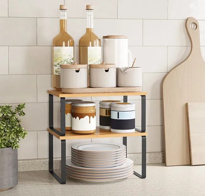 Zestaw 2 Półek Kuchennych W Stylu Loft A7-R60