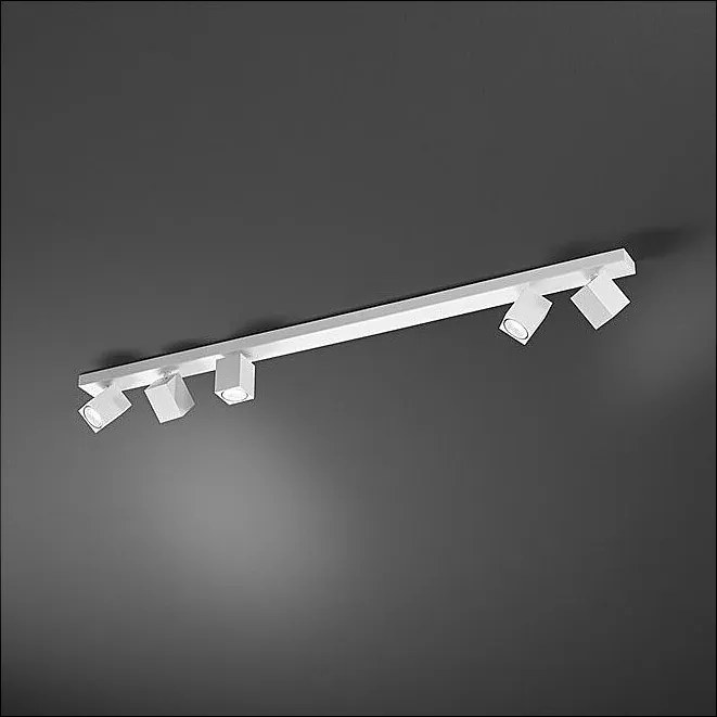 ODDY regulowana kwadratowa lampa ścienna LED, biała, 5xGu10, Perenz