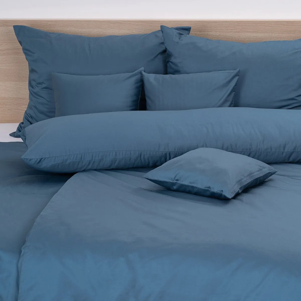 4Home Satynowa pościel Sea Blue, 140 x 220 cm, 70x 90 cm, 140 x 220 cm, 70 x 90 cm