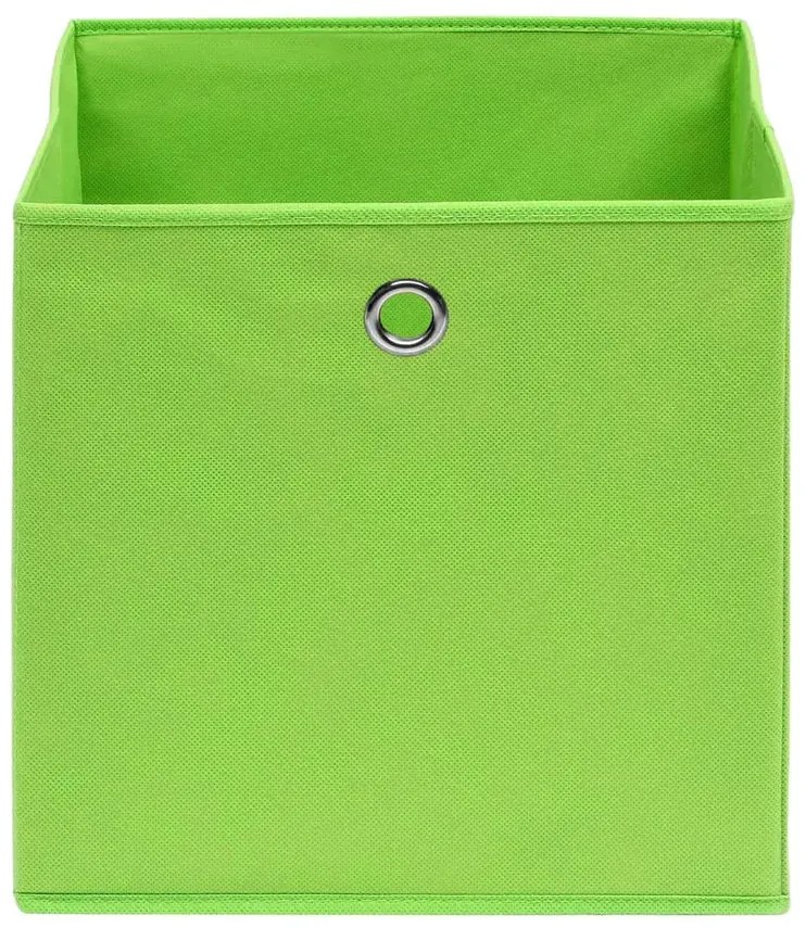 Zielony zestaw pudełek z tkaniny 4 sztuki L1-R36