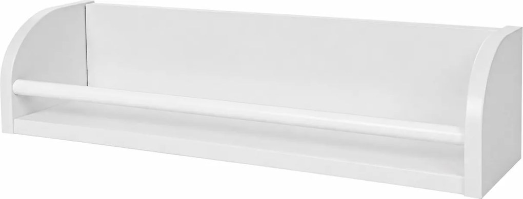 Biała półka wisząca do pokoju dziecka Basic Snow
