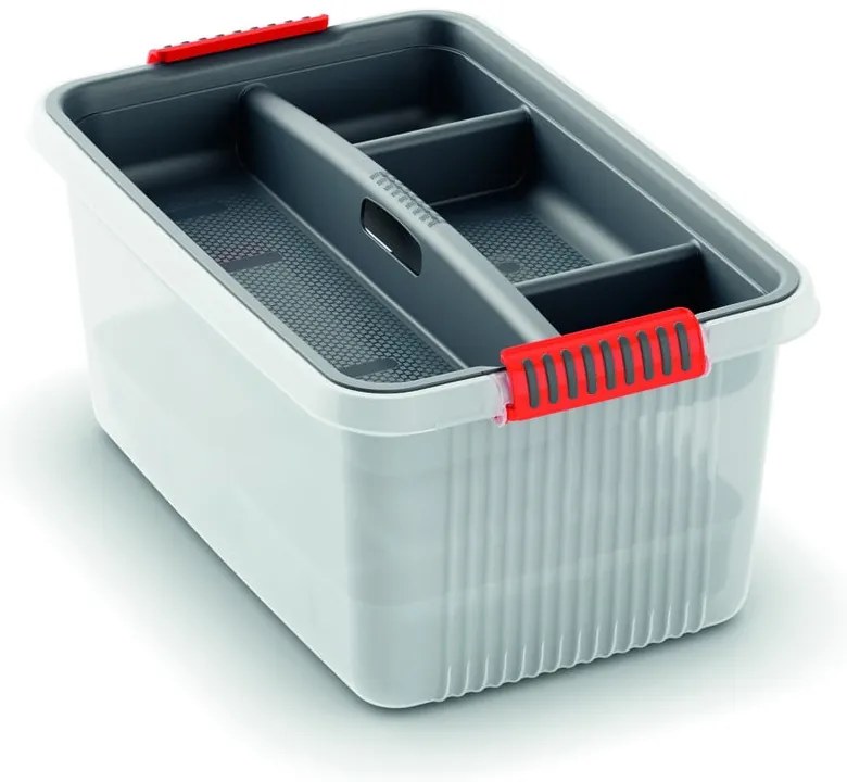 Szary plastikowy separator do pojemnika 54,5x36x8,5 cm K Latch Box – KIS