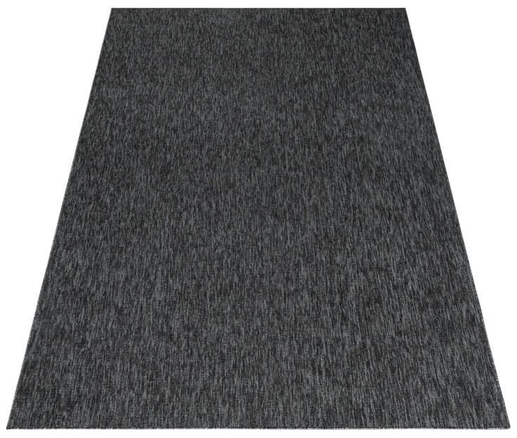 Dywan wykładzinowy na filcu Nizza antracyt melanż 120 cm x 170 cm