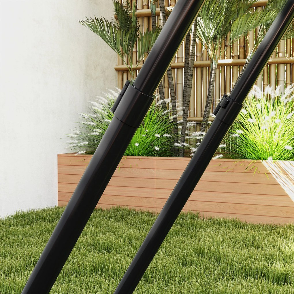 HOMCOM Rebounder Piłkarski Składana Bramka Odbijająca Siatka do Baseballu Koszykówki Metal Czarny 128x118x108-120cm | Aosom PL