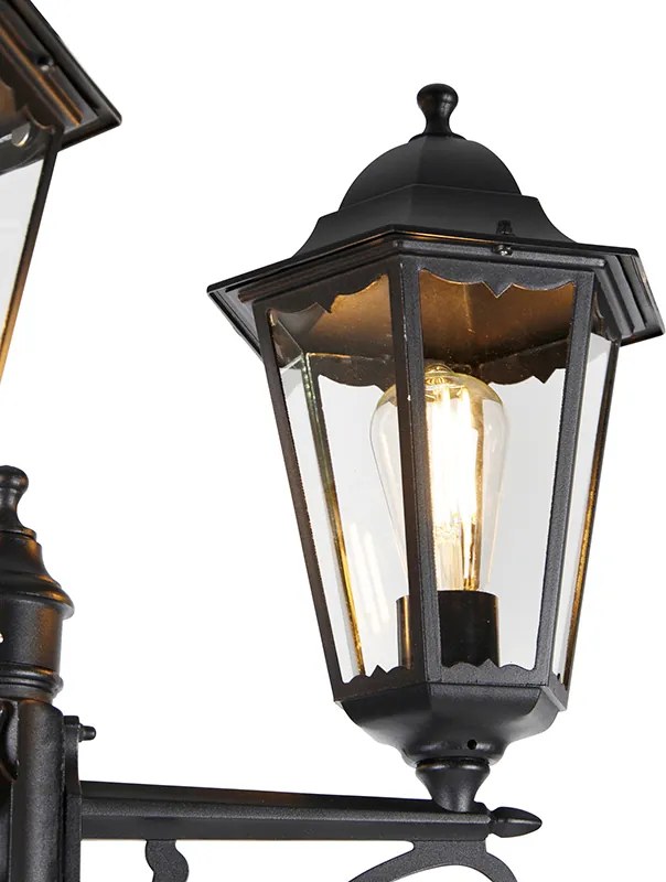 Latarnia ogrodowa czarna 220 cm 3-światła IP44 - Havana