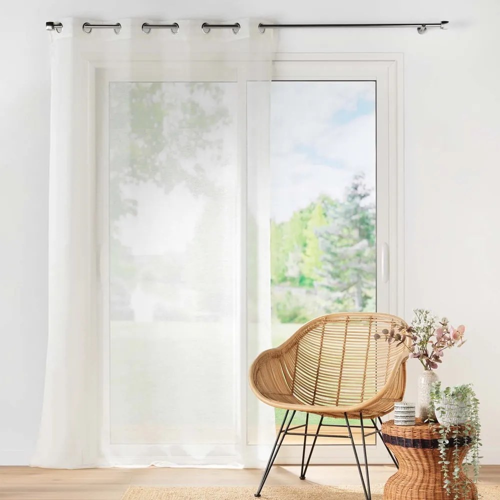Kremowa firanka z woalu 140x240 cm Lissea – douceur d'intérieur