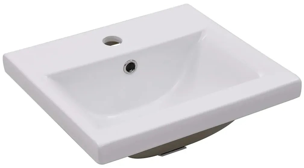 Biała ceramiczna umywalka łazienkowa - Mendez 3X