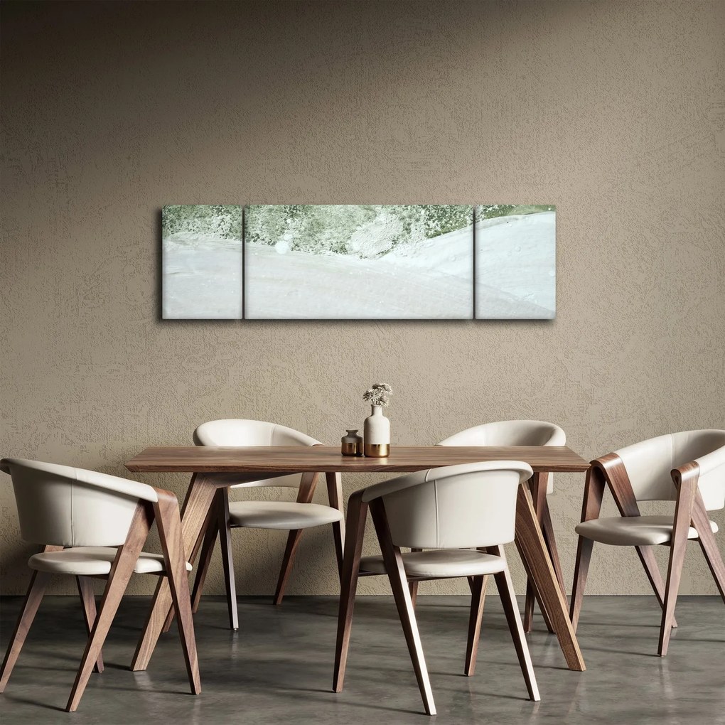 Obraz - Abstrakcja pędzle (170x50 cm)