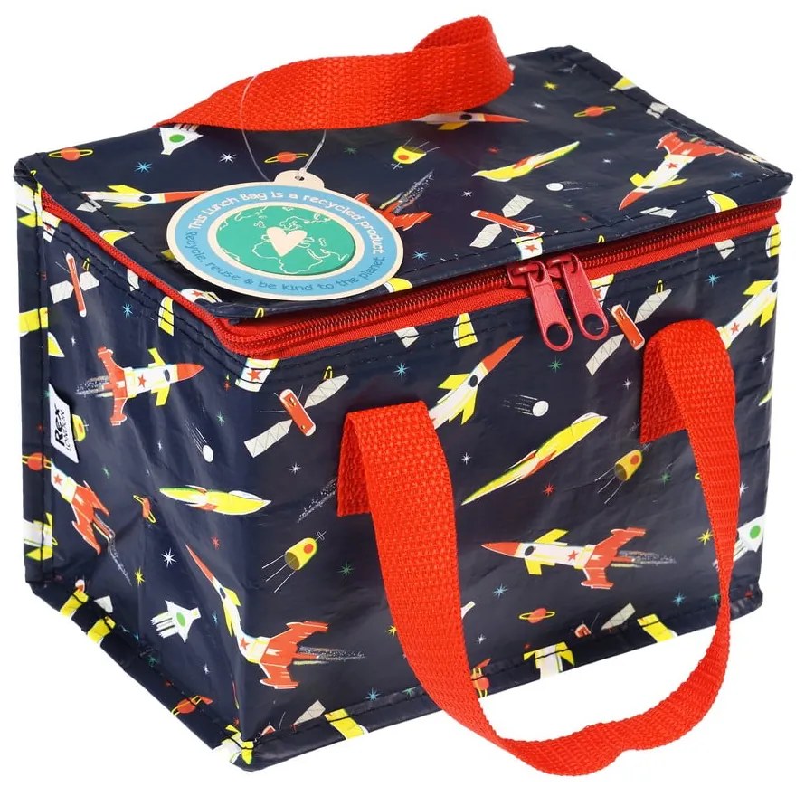 Ciemnoniebieska torba termiczna Space Age Rocket – Rex London