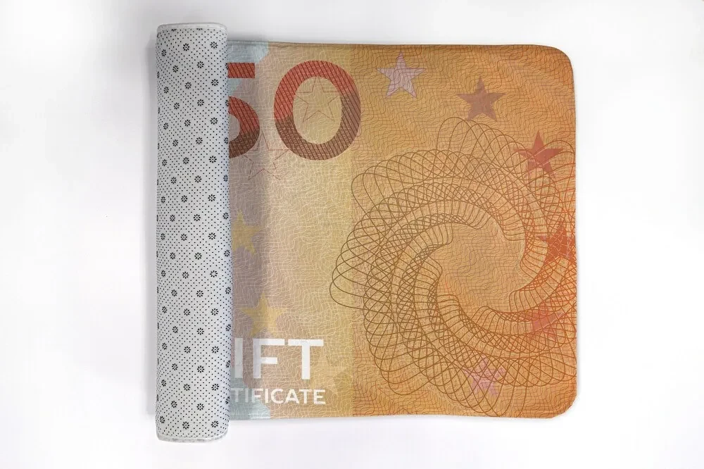 Dywanik łazienkowy antypoślizgowy Euro Pieniądze