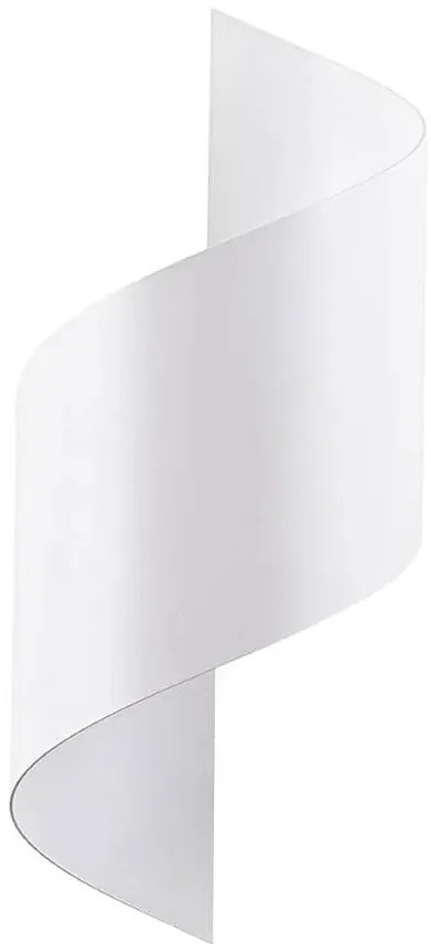 Biały nowoczesny kinkiet w kształcie fali - A615 D2-B52