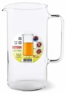 Simax 20050 szklany dzban Cylinder 1 l